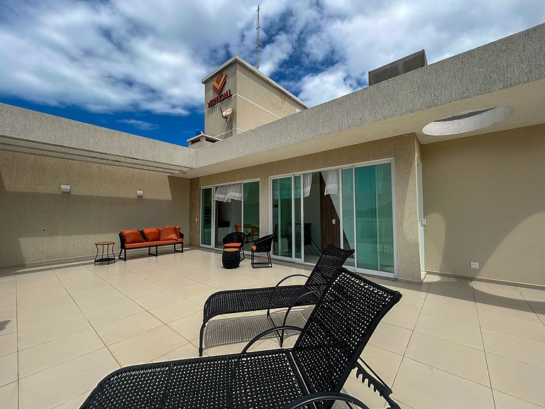 175 -  Cobertura Dúplex com Vista Mar em Mariscal
