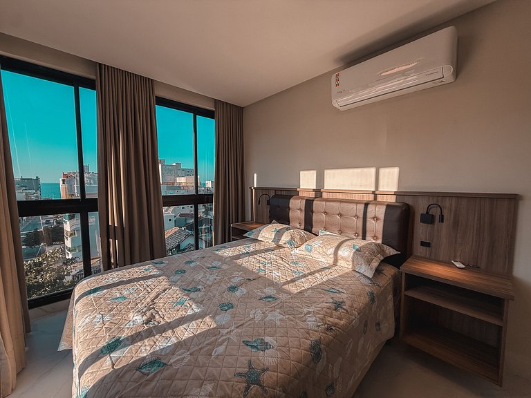 404 - Apartamento 2 suítes na praia de Bombas