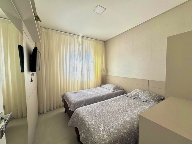 187 - Lindo apartamento a 50m da praia de Mariscal